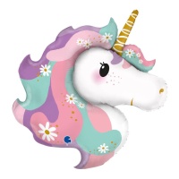 Globo de Unicornio Hippie de 1,04 cm - Grabo