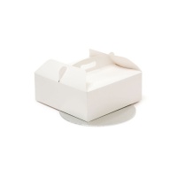 Caja para tarta con base redonda de 23 x 23 x 10 cm - Decora