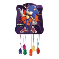 Piñata de de Sonic prime de 33 x 28 cm