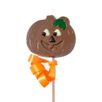 Piruleta de calabaza de chocolate de 25 gr