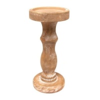 Candelabro de madera de 32 cm - DCasa