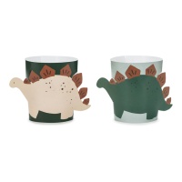 Decoración de Dinosaurios para vasos - 6 unidades