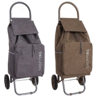 Carrito de la compra de 35 L con bolsillo ISO - DCasa