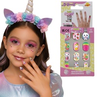 Uñas postizas de Dibujos Infantiles - 12 unidades