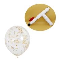 Tubos para meter confetti en globos - Liragram
