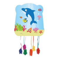 Piñata de Animales marinos 33 x 28 cm