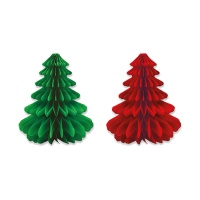 Colgante nido de árbol de Navidad surtido de 20 cm - Maxi Products - 1 unidad