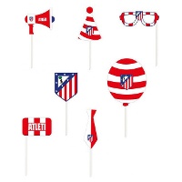 Kit para photocall de Atlético de Madrid - 12 piezas