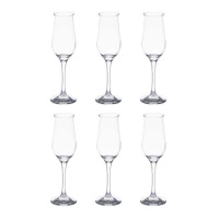 Copa de 190 ml para champán Wavy - 6 unidades