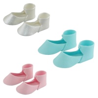 Figuras de azúcar de zapato de bebé - PME - 2 unidades