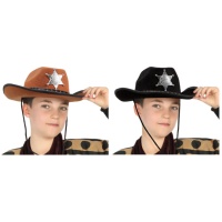 Sombrero de Sherif de oeste infantil