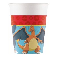 Vasos de Pokémon de 200 ml - 8 unidades