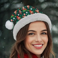 Gorro de Papá Noel de Elfos