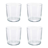 Vaso de 380 ml Bistro pinta - 4 unidades