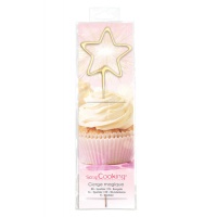 Bengala estrella dorada de 19 cm - Scrapcooking