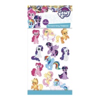 Tatuajes temporales surtidos de My little pony - 12 unidades