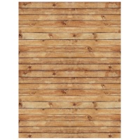 Mural decorativo de pared madera de 1,82 x 1,37 m