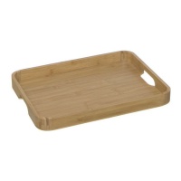 Bandeja para servir de bambú de 40 x 30 cm - DCasa