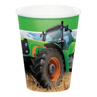 Vasos de Tractor de 250 ml - 8 unidades