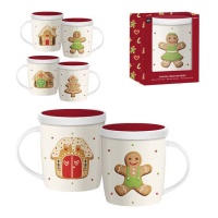 Taza de 350 ml Sweet Christmas con filtro para té - 1 unidad