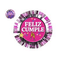 Broche Feliz Cumple de 14 cm - 1 unidad