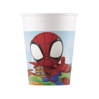 Vasos de Spidey de 200 ml - 8 unidades