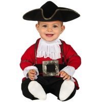 Disfraz de pirata con gorro para bebé