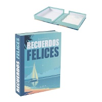 Álbum de fotos de recuerdos felices de libro vertical - 1 unidad