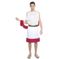 Disfraz de romano rojo para hombre