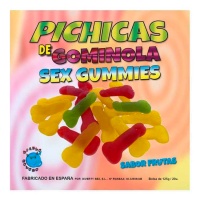 Gominolas con forma de pene sabor a frutas - 125 gr