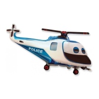 Globo de Helicóptero Policia de 96 x 57 cm - Conver Party