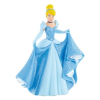 Figura para tarta de Cenicienta brillante de 10 cm - 1 unidad