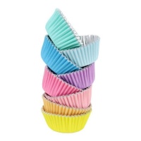 Cápsulas para cupcake de colores pastel - PME - 100 unidades
