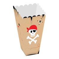Caja de Pirata Barba roja alta - 12 unidades