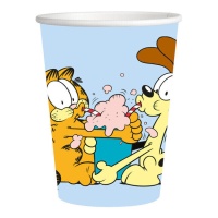 Vasos de Garfield de 250 ml - 8 unidades