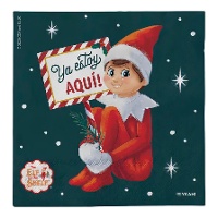 Servilletas de Elfo travieso The Elf on the Shelf de 16,5 cm - 30 unidades