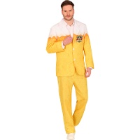 Disfraz de traje jarra de cerveza para hombre