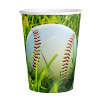 Vasos de Béisbol de 250 ml - 8 unidades