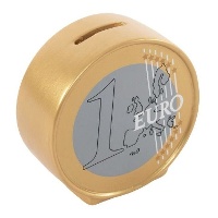 Hucha de moneda de Euro de 12 cm