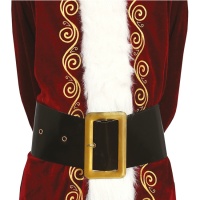 Cinturón de Papá Noel negro y dorado