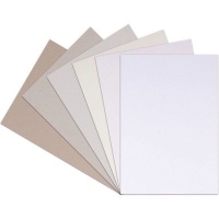 Kit de cartulinas lisas natura de 25,4 x 18 cm - Artis decor - 18 unidades