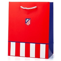 Bolsa regalo de 40 x 30 x 12 cm de Atlético de Madrid roja