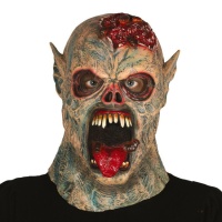 Máscara de monstruo zombie gritando