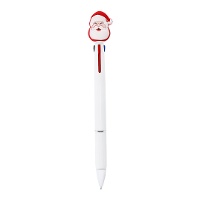 Bolígrafo de Papá Noel navideño multicolor