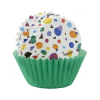 Cápsulas para cupcakes mini de colores surtidos de 3,1 cm - Wilton - 100 unidades