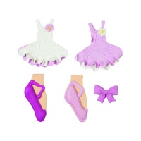 Figuras de azúcar de Bailarinas - Decora - 5 unidades