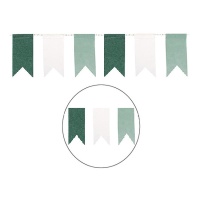 Banderín verde con diseño surtido de 1,21 m