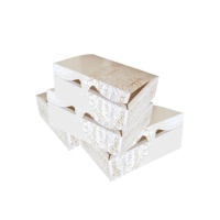 Caja de 18,2 x 13,5 x 5,4 cm para galletas con diseño de letras - 5 unidades