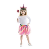 Conjunto de unicornio multicolor infantil - 3 piezas