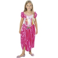 Disfraz de Barbie Princesa fucsia infantil